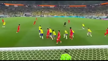 Brasil Menelanjangi Pantat Korea Selatan Dari Belakang Tanpa Ampun