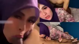 Diyana Sakura Berhijab, Mulutnya Yang Mahir Mengocok Kontol