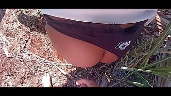 Foder A Velha Cadela Da Minha Sogra No Matagal, Depois De Escapar Do Sótão