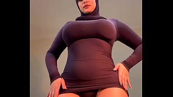 Gadis Berhijab Bergoyang Dengan Sensual Dan Menggoda