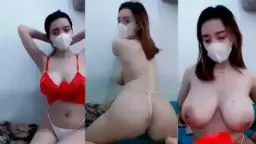Gaun Dalam Merah Tobrut Yang Menggoda, Mengundang Nafsu