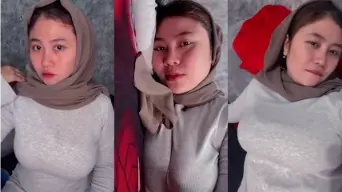 Keisha Berhijab Menggoda Temani Pascol Di Live Yang Menggairahkan