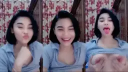 Viral Video Panas Cewek Baju Abu-abu Dan Pink Yang Bikin Geli Dan Bergairah