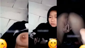 Viralnya Bocil Berhijab Dengan Toket Gede Di Vcs