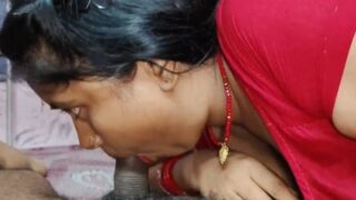 Bhabhi Tersepong Mengisap Kontol Dan Meneguk Sperma