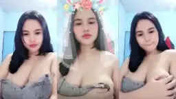 Ghina Tobrut Montok Menggoda, Remasan Menggairahkan Di Dreamlive