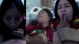 Pulang Kerja Langsung Dijilat Memek Sama Pacar Lalu Ngentot