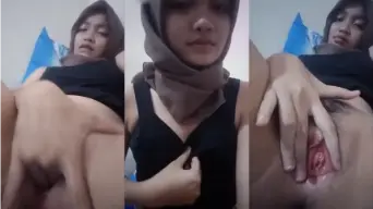 Abg Hijab Toge Beol Becek Sampe Ngeces