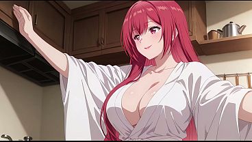 Anak Tiri Pulang Lebih Awal Dan Lihat Istri Bapaknya Masak Pakai Baju Tipis. Kureha Enomoto Cosplay Hentai (ai-generated)