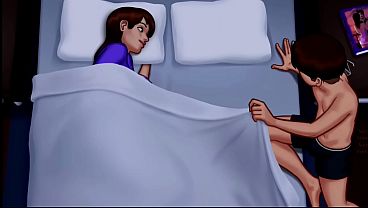 Sesuatu Berubah Saat Ibu Tiri Melirikku, Badanku Panas (18+)