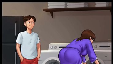 Malam Musim Panas Rahasia [v21.0.0] | Mama Tiri Ngepoin Diam-diam (18+) | Novel Visual Dewasa