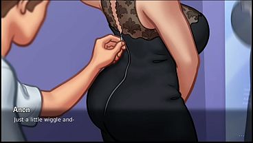 Ibu Tiri Mengakhiri Obrolan Dengan Satu Senyuman Nakal (18+)