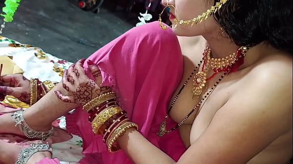 Malam Pertama Pengantin India, Suhagraat Panas Dengan Suara Hindi Yang Bikin Merem Melek