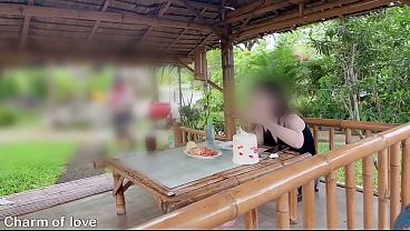Ngentot Di Luar Sama Bule Thailand, Crot Di Dalem.