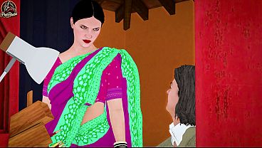 Desi Indian Bhabhi Nakal Ngentot Paksa Tenant Muda Sampai Muncrat